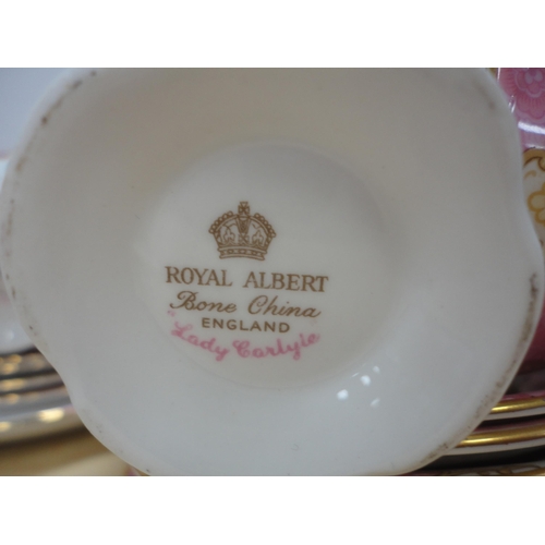 84 - Royal Albert 'Lady Carlyle' part tea set.