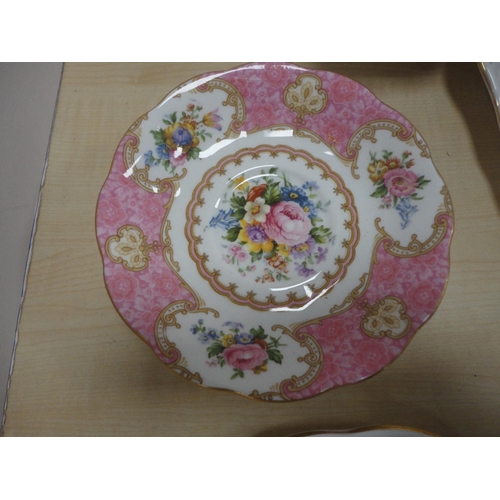 84 - Royal Albert 'Lady Carlyle' part tea set.