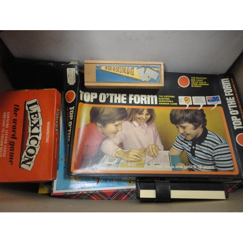 87 - Carton containing various games to include The Action Man Game, Escape from Colditz, Picture Lotto, ... 
