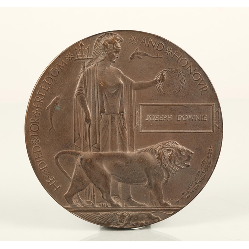 123 - WWI Death Penny, Joseph Downie