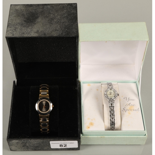 82 - Two boxed ladies wristwatches