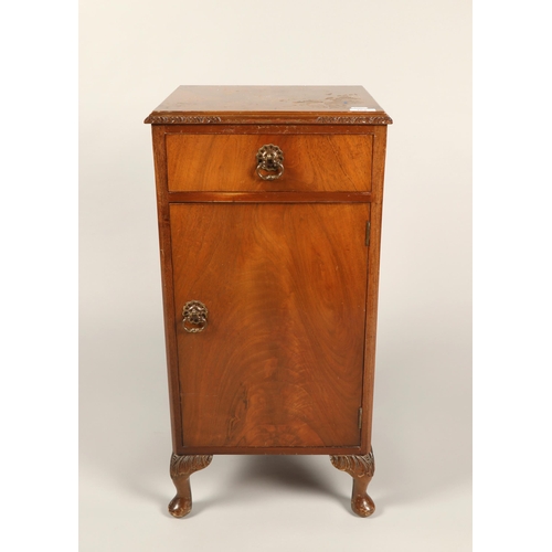 468 - Mahogany bedside cabinet, 74cm high