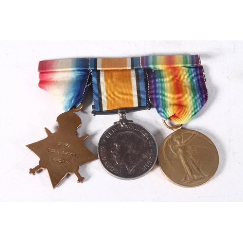 1208 - Medals of 20453 Private R B Scott of the Royal Scots comprising WWI war medal, victory medal and 191... 