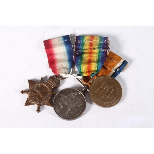 1210 - Medals of S-4039 Private W Bell of the Seaforth Highlanders comprising WWI war medal, victory medal ... 