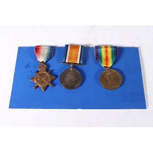 1216 - Medals of 7093 Private J Cockburn of the Kings Own Scottish Borderers KOSB comprising WWI war medal,... 