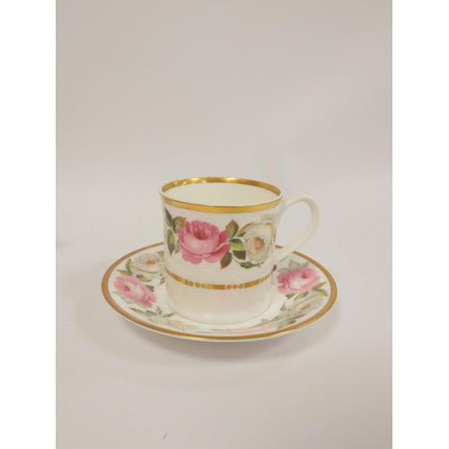 207 - Royal Worcester. A set of ten 1969 Royal Garden pattern tea cups and saucers. (10)