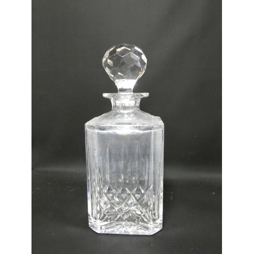 224 - Group of ten lead crystal decanters to include a ship's decanter, three whisky decanters, etc. (10)