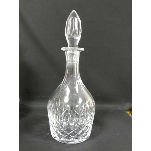 224 - Group of ten lead crystal decanters to include a ship's decanter, three whisky decanters, etc. (10)