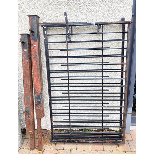 543 - Wrought iron gates & posts 