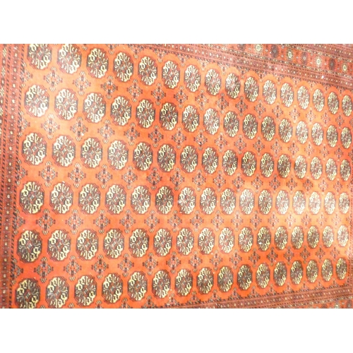 334 - Machine made Bokhara carpet, 333cm x 200cm