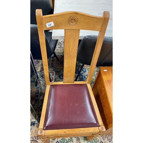 600 - Oak side chair