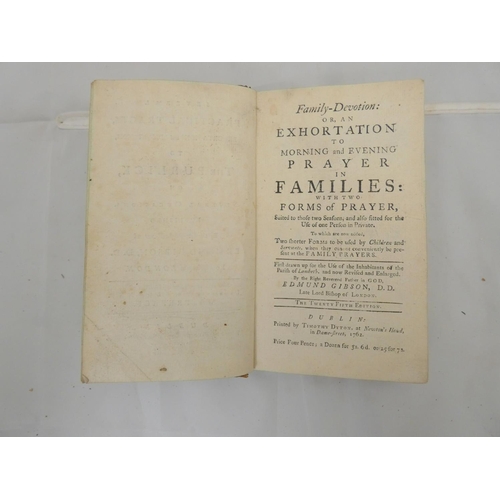 29 - GIBSON EDMUND, Bishop of London.  Several Practical Tracts, Exhortations and Admonitions. General ti... 