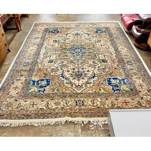 587 - Eastern-style floor rug, 3.53m x 2.73m