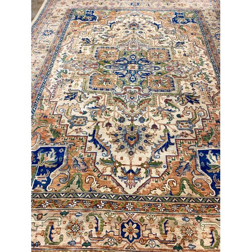 587 - Eastern-style floor rug, 3.53m x 2.73m