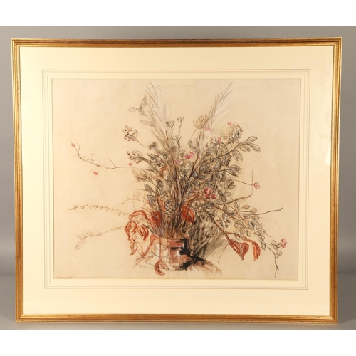 250 - Roger Keith (Syd) Barrett (British 1946-2006)Still Life of dried flowersPastel and watercolourSigned... 