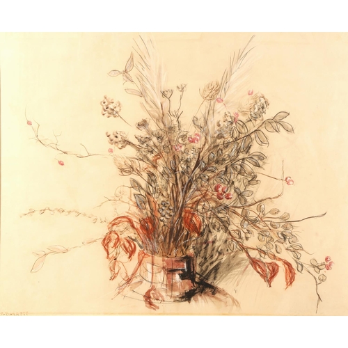 250 - Roger Keith (Syd) Barrett (British 1946-2006)Still Life of dried flowersPastel and watercolourSigned... 