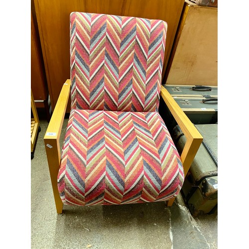 648 - Mid-century upholstered armchair