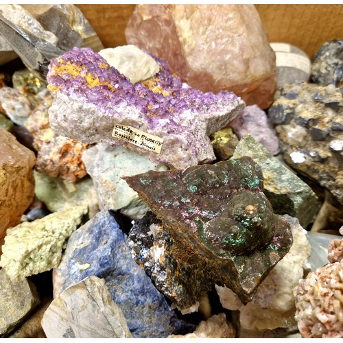 341 - Quantity of geological rock, crystal samples, etc 