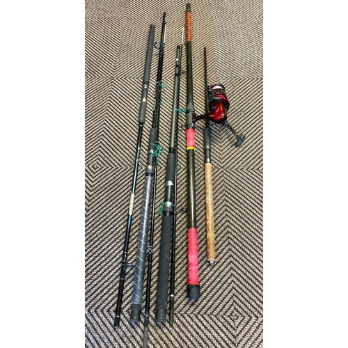 472 - Assorted sea fishing rods