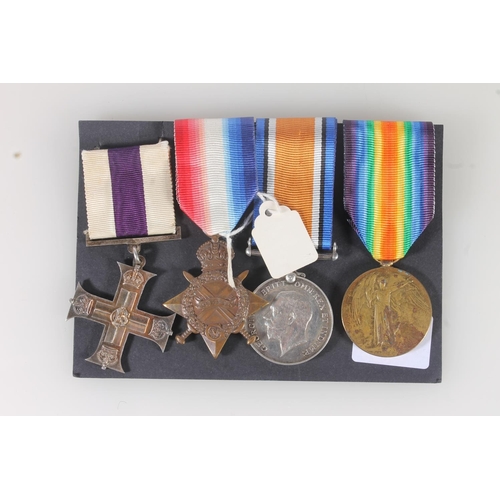 1117 - Medals of Lieutenant T Ballantyne MC of the Cameron Highlanders comprising British Military Cross wi... 