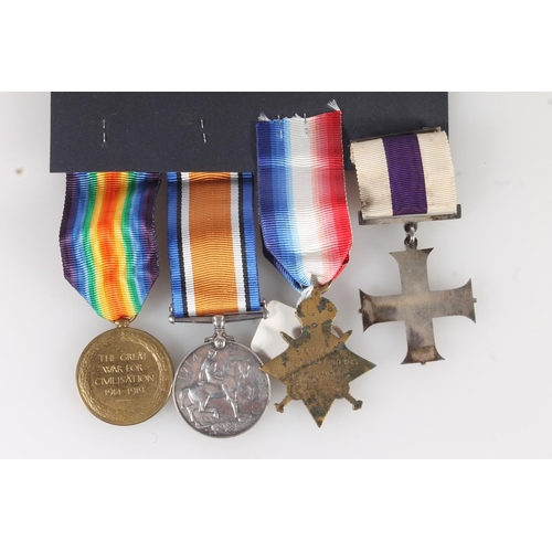 1117 - Medals of Lieutenant T Ballantyne MC of the Cameron Highlanders comprising British Military Cross wi... 