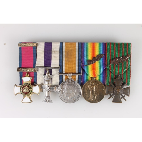 1118 - Medals of Captain Leslie Arthur Walton DSO MC (1894-1926) of the East Lancashire Regiment and Welsh ... 