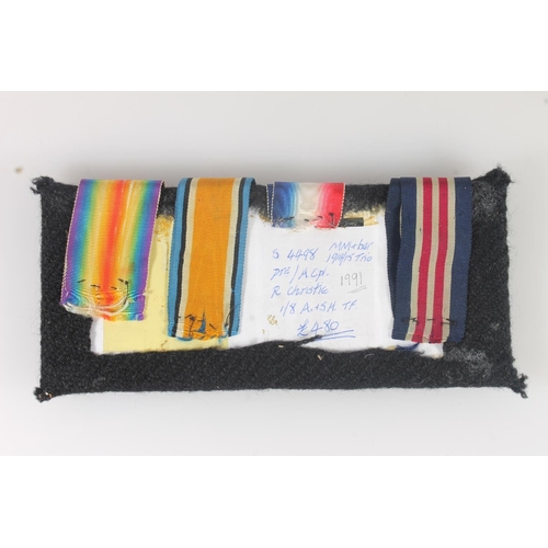 1121 - Medals of S-4498 Acting Corporal R Christie of the 1st/8th Battalion Argyll and Sutherland Highlande... 