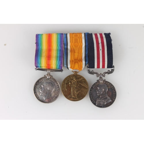 1125 - Medals of 25066 Private J Melrose of the 6th Battalion Kings Own Scottish Borderers KOSB comprising ... 