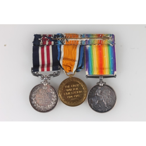 1125 - Medals of 25066 Private J Melrose of the 6th Battalion Kings Own Scottish Borderers KOSB comprising ... 