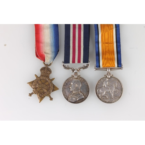 1127 - Medals of 22665 Corporal J Cameron of the 8th Battalion Northumberland Fusiliers comprising George V... 