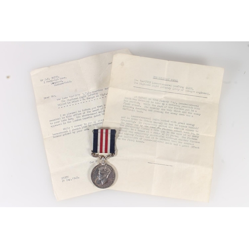 1131 - Medal of 14417259 Lance Corporal Geoffrey Smith of the Highland Light Infantry (City of Glasgow Regi... 