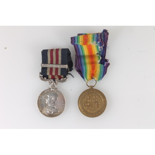 1133 - Medals of 15493 Private J Dillon MM of the 6th Battalion Kings Own Scottish Borderers KOSB comprisin... 