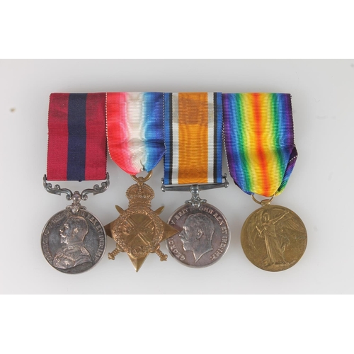 1135 - Medals of 16713 Lance Corporal J Findlay of the 6th Battalion Kings Own Scottish Borderers comprisin... 