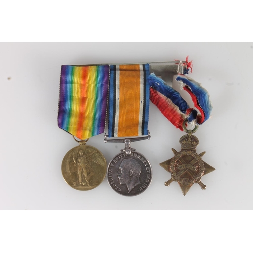 1139 - Medals of 9088 Private W Gibson of the Scottish Rifles (Cameronians) comprising WWI 1914-15 star [90... 