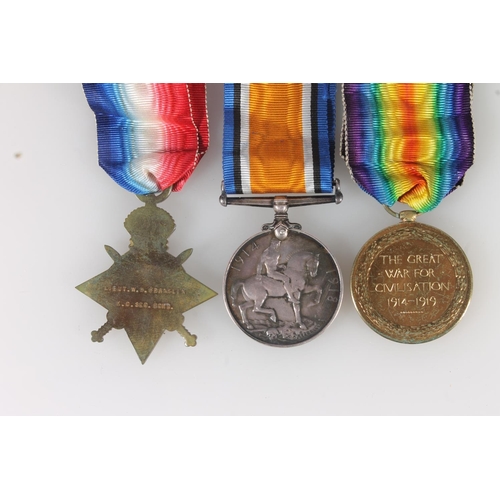 1140 - Medals of Lieutenant William Hyslop Franklin of the 6th Battalion Kings Own Scottish Borderers KOSB,... 