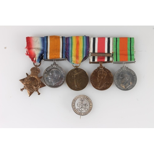 1150 - Medals of 6729 Private Robert Davidson of the 4th Battalion Kings Own Scottish Borderers and Special... 