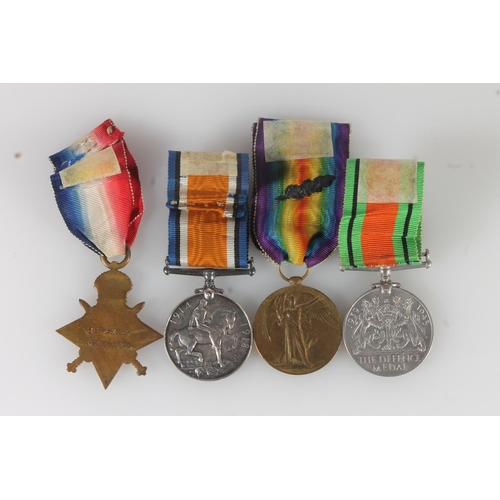 1151 - Medals of Captain J M Dun of the 4th Battalion Kings Own Scottish Borderers and resident of Galashie... 