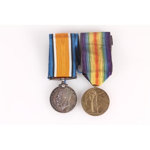 1393 - Medals of 31222 Private G Ford of the Royal Scots comprising WWI war medal and victory medal [31222 ... 