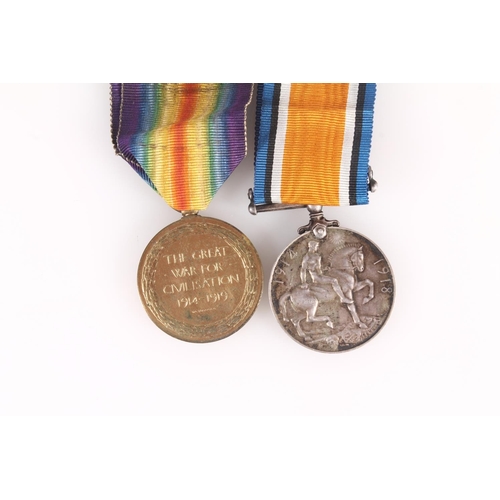 1393 - Medals of 31222 Private G Ford of the Royal Scots comprising WWI war medal and victory medal [31222 ... 