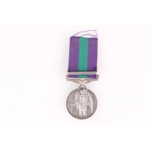 1422 - Medal of 14038129 Signalman A Fraser of the Royal Signals comprising George VI general service medal... 