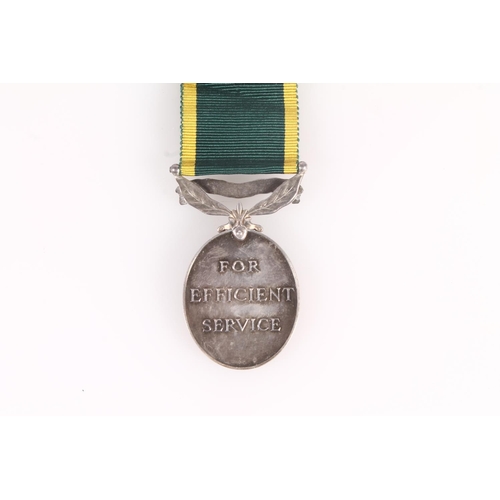 1440 - Medal of Subaltern H D McQueen of the Auxiliary Territorial Service comprising George VI efficiency ... 