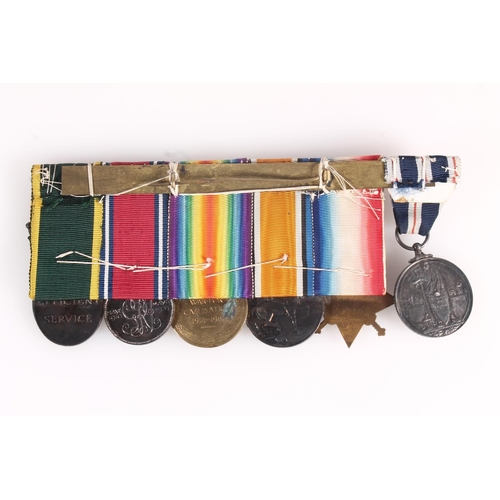 1447 - Medals of 9949 Private Felix O'Hara of the Yorkshire Regiment and Calcutta Police comprising George ... 