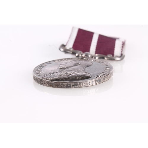 1448 - Medal of S-232855 Private and Acting Staff Sergeant R Ainslie of the Royal Army Service Corps compri... 