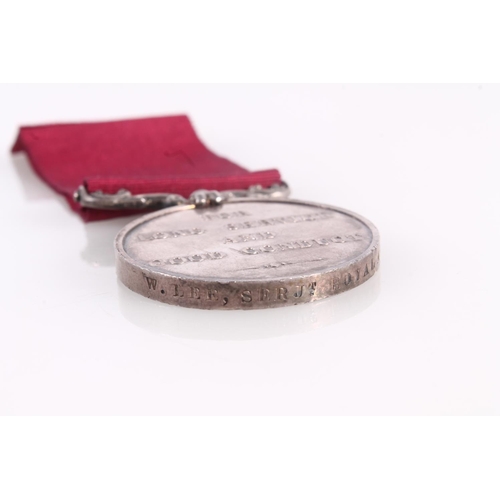 1450 - Medal of Sergeant W Lee of the Royal Artillery comprising Army long service and good conduct LSGC me... 