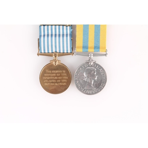 1477 - Medals of 22478282 Private G Dunlevy of the Kings Own Scottish Borderers comprising Elizabeth II Kor... 