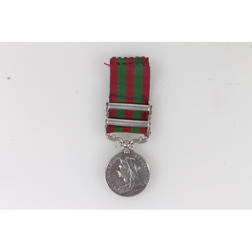 1060 - Medal of 3924 Private H Bayliss of the 2nd Battalion King's Own Scottish Borderers comprising India ... 