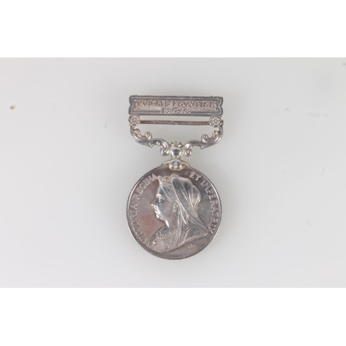 1066 - Medal of 5187 Private H Scott of the 2nd Battalion Highland Light Infantry HLI comprising India meda... 