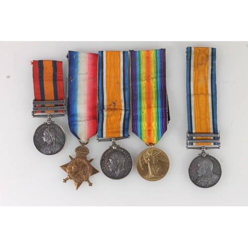 1072 - Medals of 8760/8769/14435 Corporal A Croasdale of the East Lancashire Regiment comprising Boer War Q... 