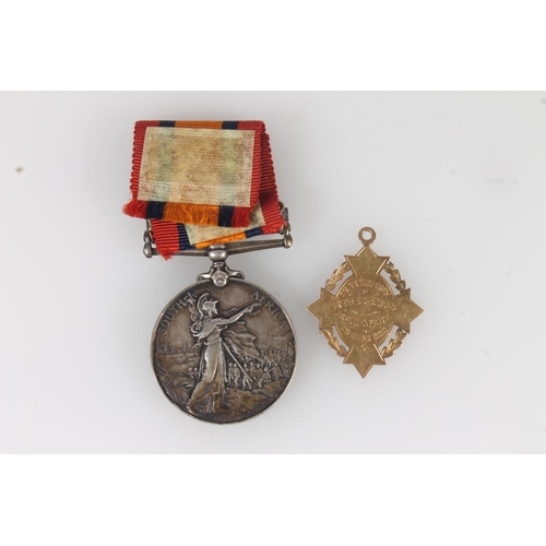 1097 - Medals of 8460 Private James Ferguson of the Volunteer Company Kings Own Scottish Borderers KOSB com... 