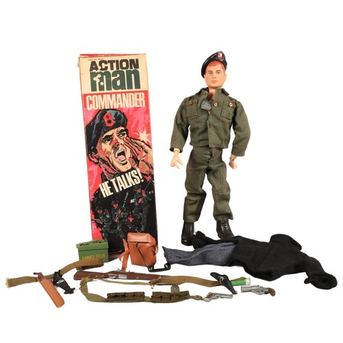 239 - Action Man Commander talking boxed figure